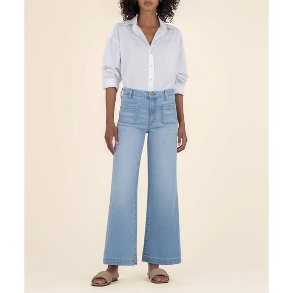 Kut From The Kloth - Meg Corduroy Wide Leg Long Jeans main image 0
